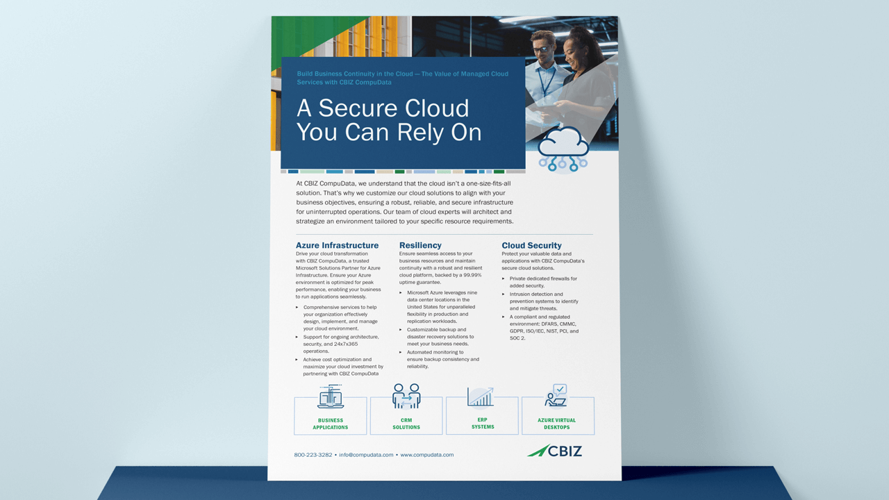 Cloud Services You Can Rely On