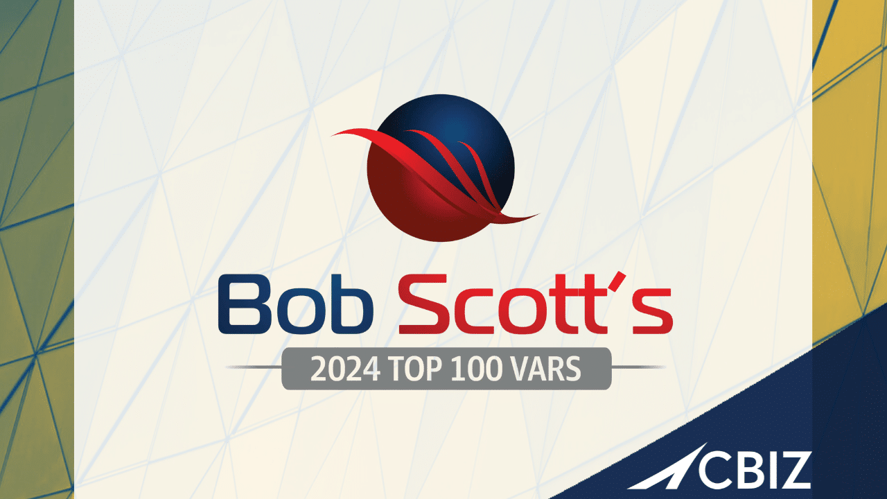 CBIZ CompuData Recognized as a Top 100 VAR for 2024