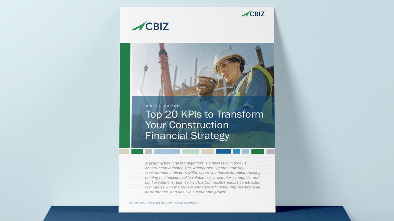 Top 20 KPIs to Transform Your Construction Financial Strategy